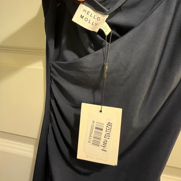 NWT Bullseye Cowl Back Maxi Dress - Navy - Hello Molly - SMALL - Picture 10 of 10
